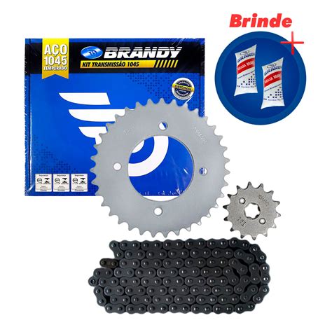 Kit Relação para Moto Biz 125 Graxa Branca 10g 2 uni Brandy Motopeças