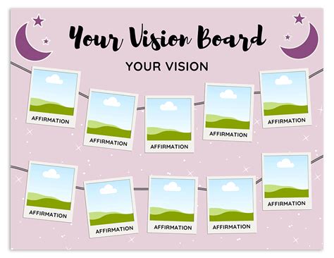 2024 Vision Board Template - Chere Deeanne