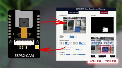 Esp32 Cam Web Server With Opencvjs Color Detection And Tracking