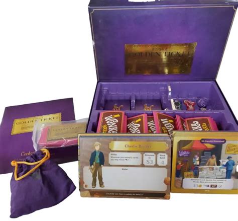 Wonka Golden Ticket Board Game Willy Wonka The Chocolate Factory