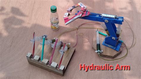 How To Make Hydraulic Powered Robotic Arm From Syringe Science