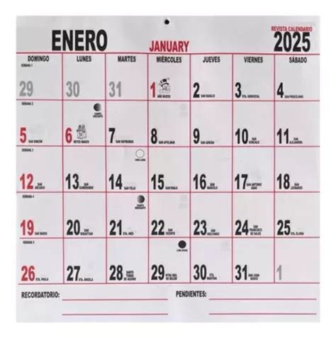 Revistas Calendario Econ Mico Numeros Grandes Mayore En Venta