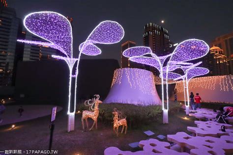 台中西屯2018台中國家歌劇院聖誕節活動魔幻曲牆光影秀空中花園燈光展 17旅行