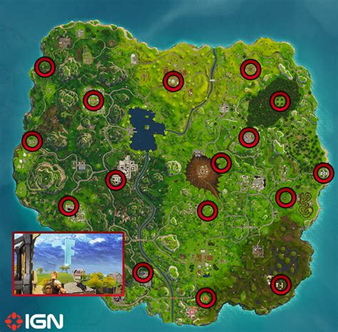 Fortnite Chest Map Season 8 Best Map Collection 243