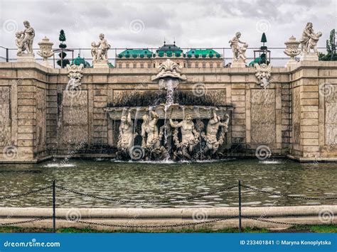 Palazzo Del Belvedere A Vienna Austria Fotografia Editoriale Immagine