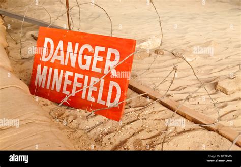 Danger Minefield Stock Photo Royalty Free Image 59172192 Alamy