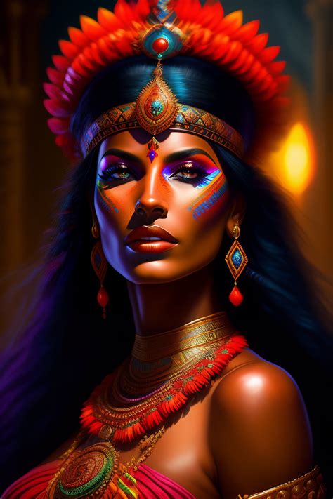 Fantasy Art Women Dark Fantasy Art Female Portrait Female Art Tribal Makeup Art Afro