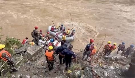 7 Indians Among 63 Missing After Landslide Sweeps 2 Buses Into River In