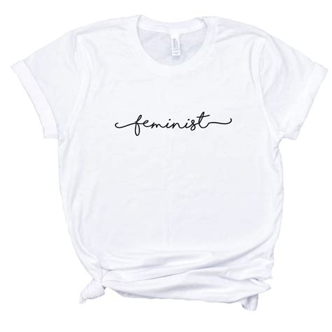 Minimalist Feminist Design Feminist T Shirt Feminist Design Shirts Feminist Tshirt