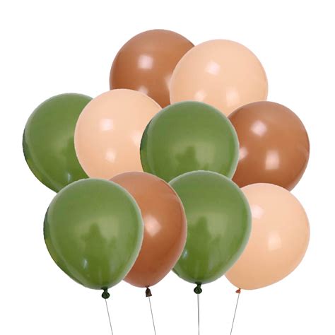 Buy Pcs Olive Green Tan Brown Nude Cream Balloons Bouquet Garland Arch Kit Rustic Wedding