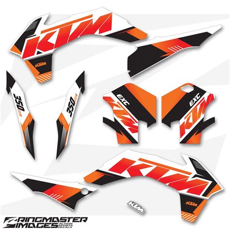 Ktm Exc 2015 All Oem Replica Stickers Action Sports Decals