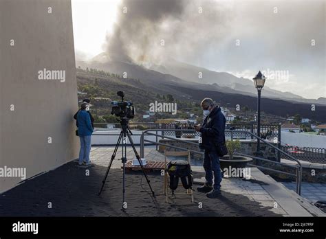 La Palma Canary Islands November 11 2021 Views Of Eruption Of