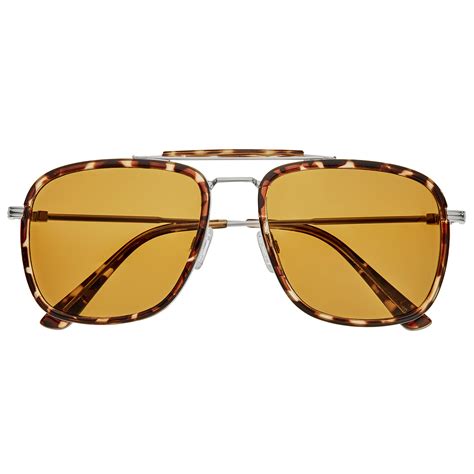 Flyer Polarized Sunglasses Tortoise Frame Brown Lens Resultco