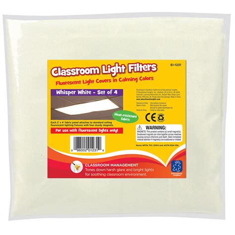 Educational Insights Classroom Light Filters Whisper Set Of 4 And Reviews Wayfair