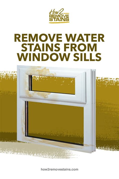 Removing Water Stains From Windows