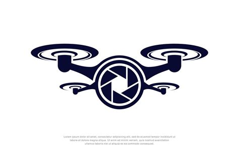 Flying Drone Logo Design Template 44586387 Vector Art At Vecteezy