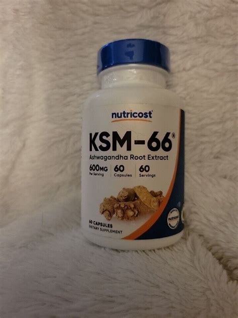 Nutricost KSM 66 Ashwagandha Root Extract 600mg 60 Vegetarian Caps 4