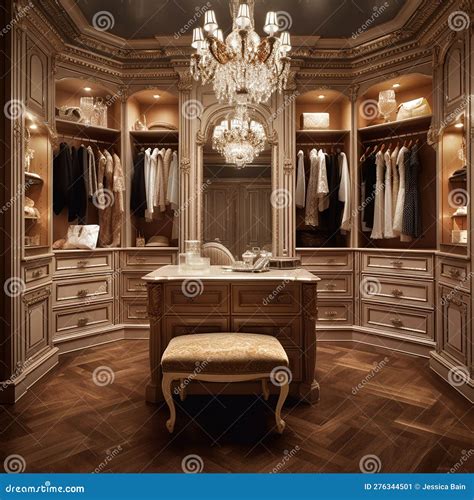 Rich Fancy Closet Ai Generated Stock Illustration Illustration Of