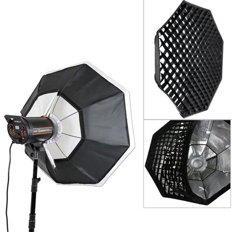 Softbox Octagonal Godox De Cm Montura Bowens Con Grilla Sb Fw