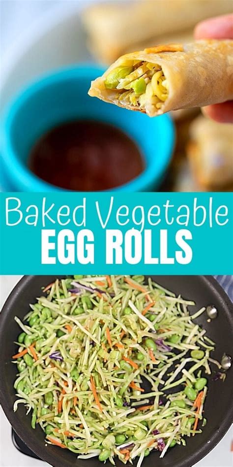 Crispy Baked Vegetable Egg Rolls | A Mind "Full" Mom