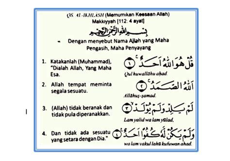 Detail Surat Al Ikhlas Ayat 3 Koleksi Nomer 3