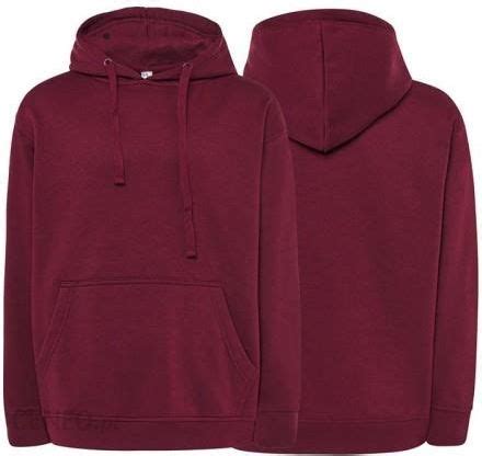 Bluza Dresowa Burgundy M Ska Z Logo Na Sercu Nadrukiem Logo Firmy G