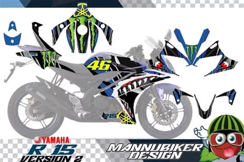 R V Yamaha Graficos Stickers Calcas Wrap Laminado Glossy Meses Sin