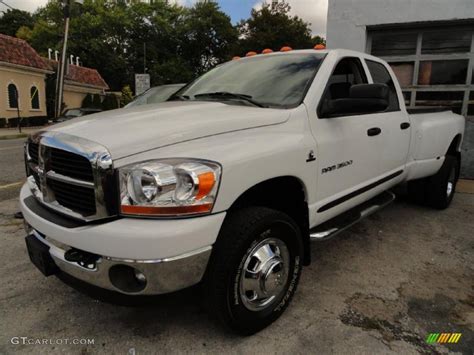 2006 Bright White Dodge Ram 3500 Slt Quad Cab 4x4 Dually 36194037 Photo 6 Car