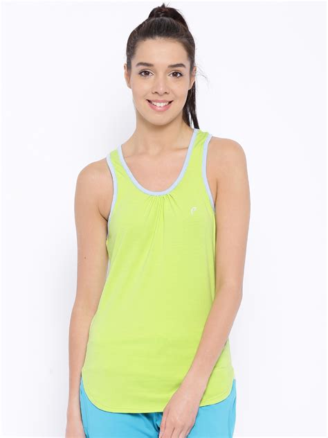 Buy Proline Active Lime Green Tank Top Tops For Women 1411422 Myntra