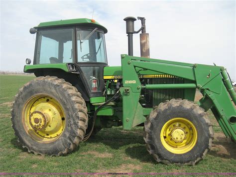 1988 John Deere 4450 Mfwd Tractor In St John Ks Item E3359 Sold