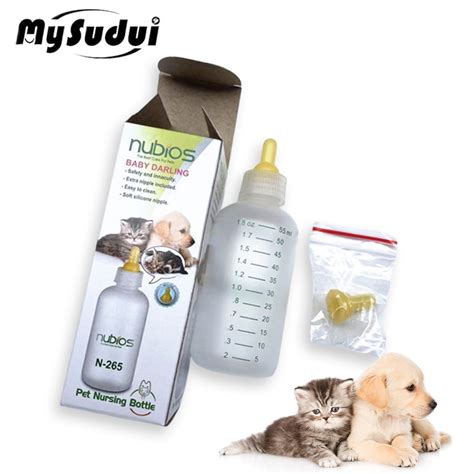 MySudui Biberon En Silicone Pour Animaux De Compagnie Doux Biberon