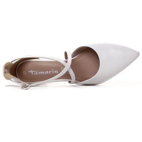 Tamaris White Nu Pied Brides Blanc Cass Printemps T Chez