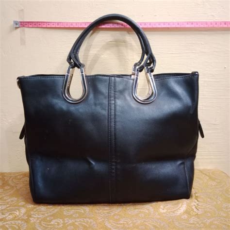 Jual Handle Bag Hitam Kulit Sintesis Shopee Indonesia