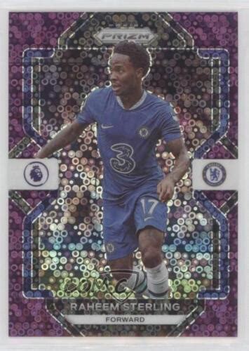 2022 23 Panini Prizm Premier League Purple Breakaway 25 Raheem