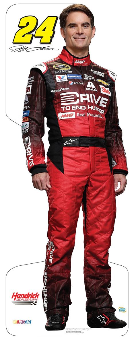 JEFF GORDON #24 NASCAR Cardboard Cutout Standup / Standee | 68" H | $42 ...