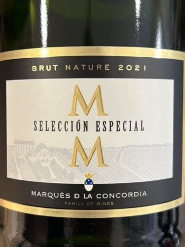 Marqu S De La Concordia Mm Selecci N Especial Brut Nature Vivino Us