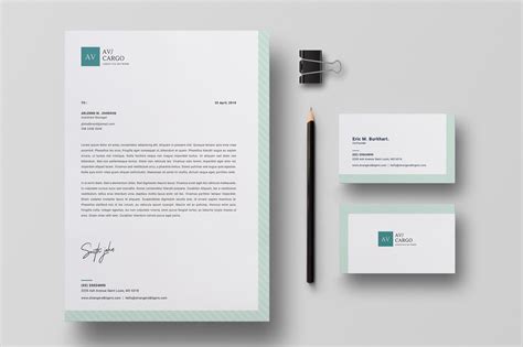 Check Out This Behance Project Letterhead Templates With Free