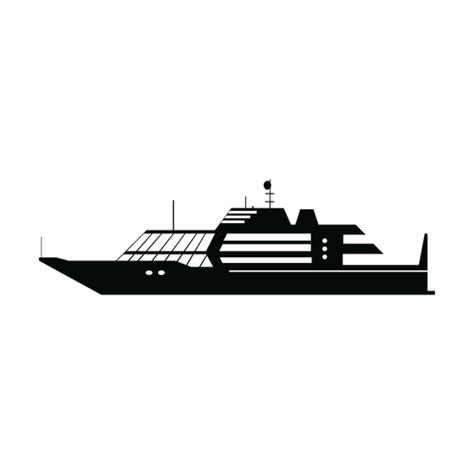 Silhueta De Navio De Iate De Luxo Baixar PNG SVG Transparente