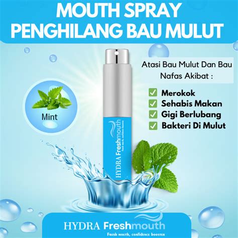 Jual Penghilang Bau Mulut Mouth Spray Pengharum Penyegar Nafas Mulut