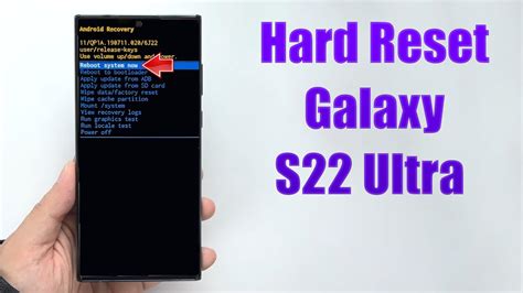 Hard Reset Galaxy S Ultra Factory Reset Remove Pattern Lock