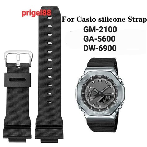 Jual Tali Strap Jam Casio G Shock GM 2100 GA 2100 GA 5600 Hitam