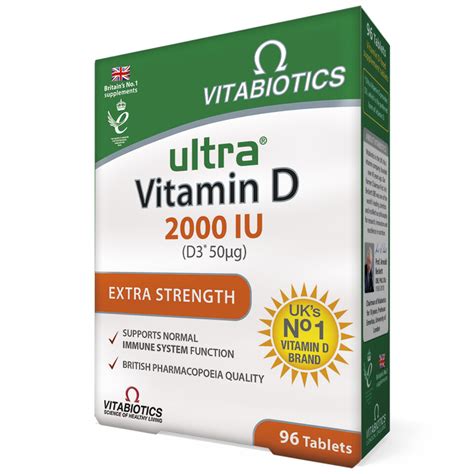 Vitabiotics Ultra Vitamin D 2000 96 Tableta Na Stanju SHOP BENU RS