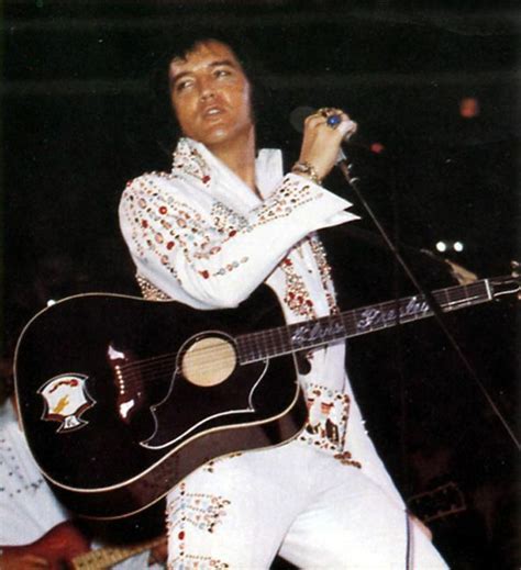 Elvis Wearing His Thunderbird Suit In Concert 1973 Elvis