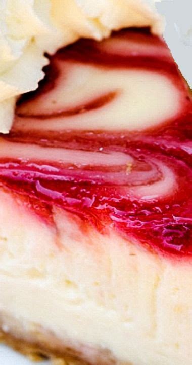 Raspberry Swirl Lemon Cheesecake Recipe Lemon Cheesecake Cheesecake Lemon Raspberry Cheesecake