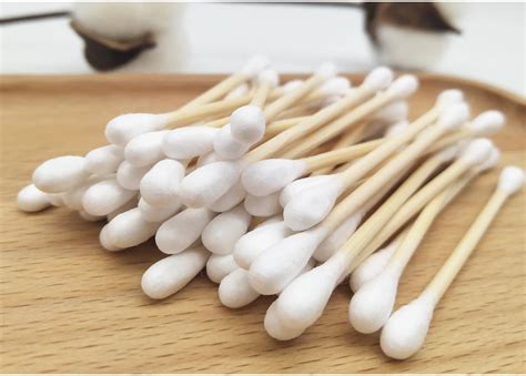 Wooden Cotton Ear Buds 100 Pcs Cotton Swabs In Zip Lock Bag Buy