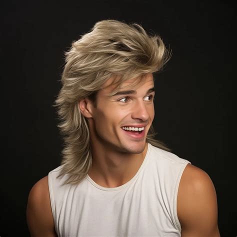 Blonde Mullet Wig