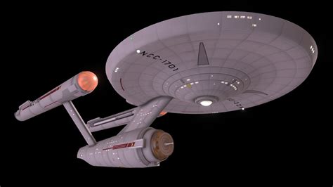 Classic Uss Enterprise From Star Trek Tos 3d Model By Major Stress Majorstress Acfe414