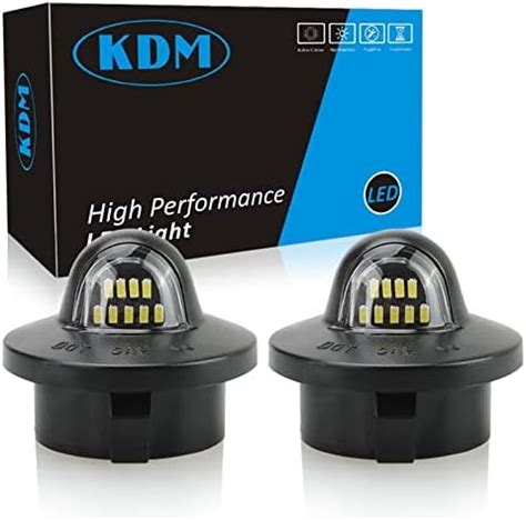 Amazon Kdm Luces Led De Matr Cula Para Ford F F F F