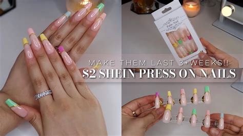 How I Make My Shein Press On Nails Look Natural Last Weeks