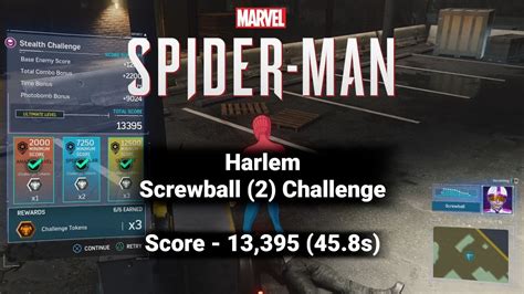 Harlem Screwball Challenge Score Of Spider Man Ps Youtube